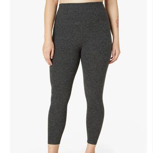 NWT Beyond Yoga Spacedye Walk And Talk High Waisted Capri Legging Charcoal
